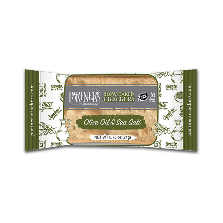 Partners Artisan Snack CrackersOlive Oil & Sea SaltSingle Serve