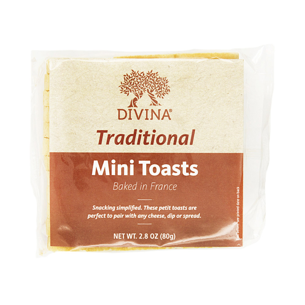 Package of Divina traditional mini toasts