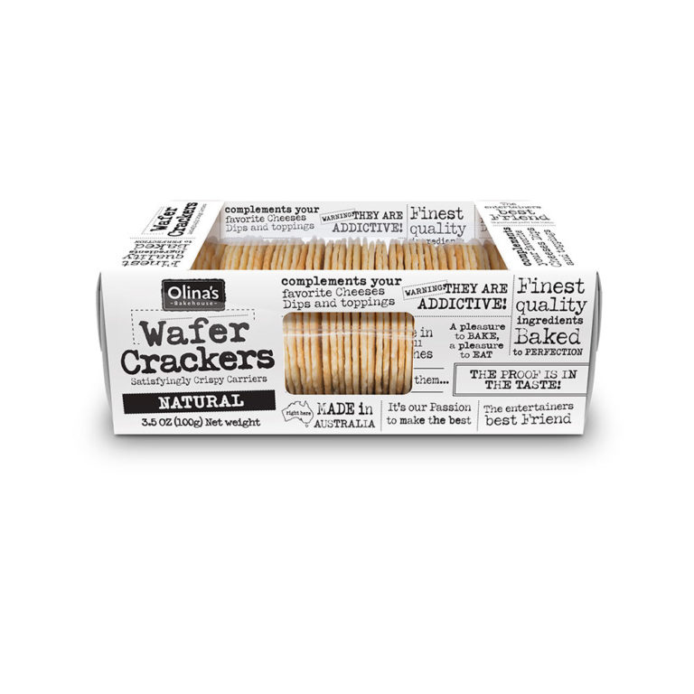 Olina's Bakehouse Wafer CrackersNatural EURO USA