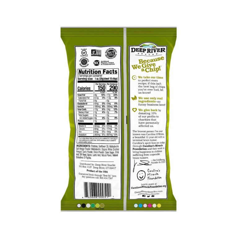 Deep River Snacks Kettle ChipsNew York Spicy Dill Pickle EURO USA