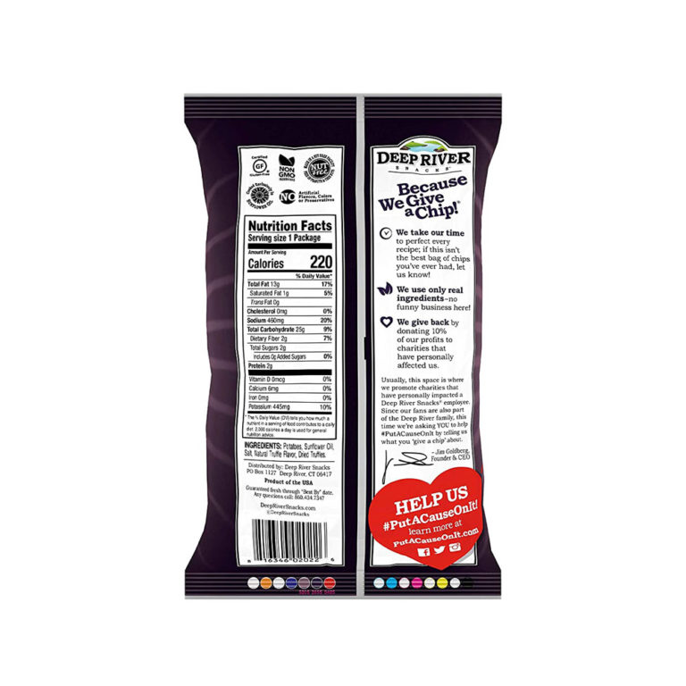 Deep River Snacks Kettle ChipsBlack Truffle EURO USA