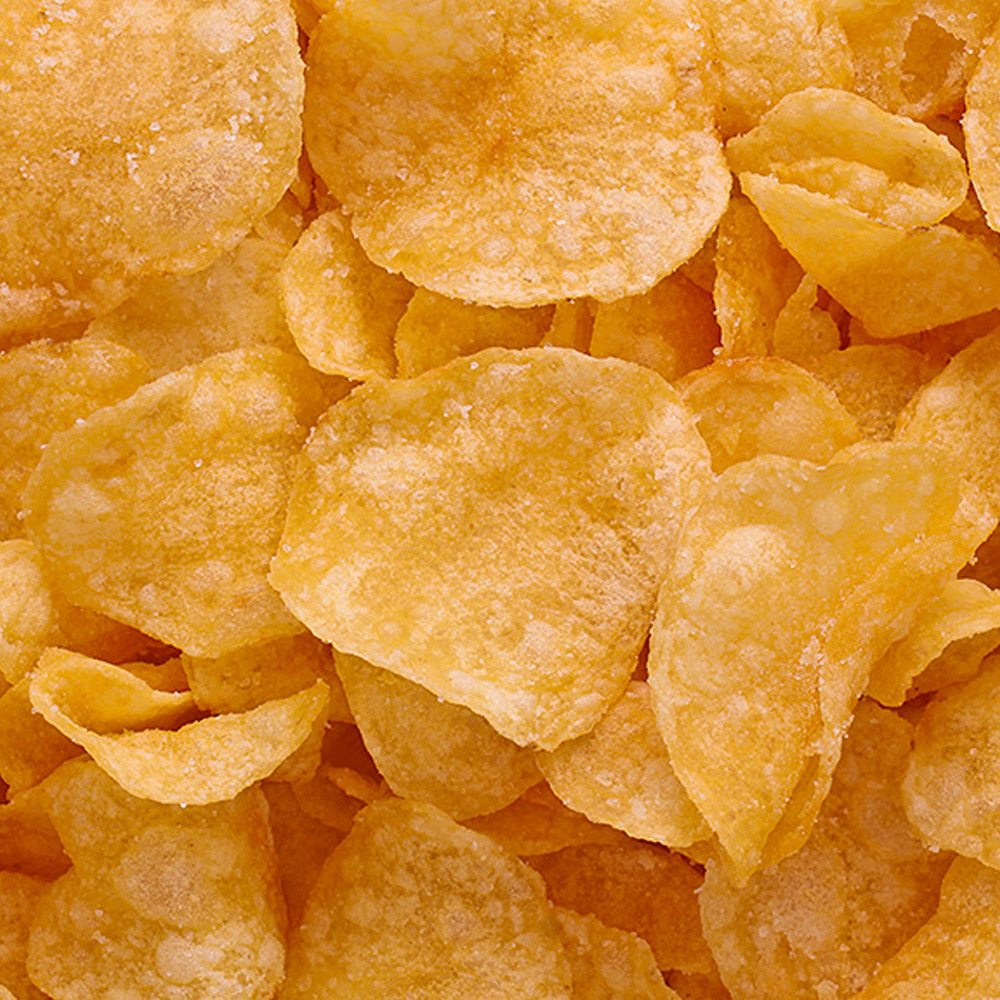 Up close of Route 11 salt and vinegar potato chips