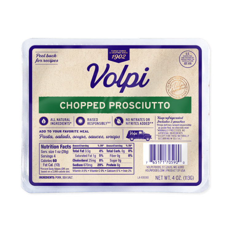 Volpi ProsciuttoChopped EURO USA