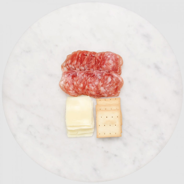 Creminelli Sliced Sopressata Salami with Monterey Jack Cheese & Crackers EURO USA