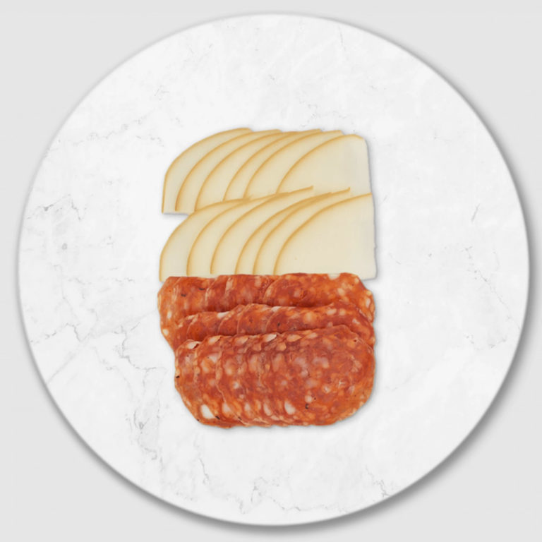 Creminelli Sliced Calabrese Salami & Smoked Provolone Cheese EURO USA