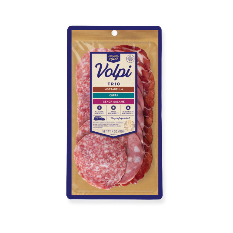 Volpi Sliced Trio Mortadella/Coppa/Genoa Salame EURO USA