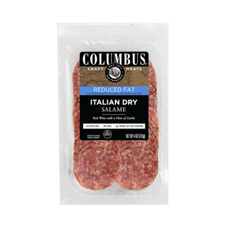 Columbus Sliced SalameReduced Fat Italian Dry EURO USA