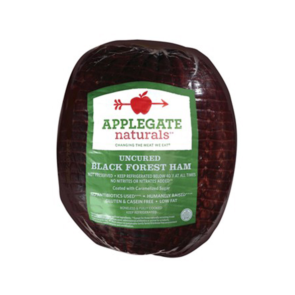 applegate naturals black forest ham in plastic packaging