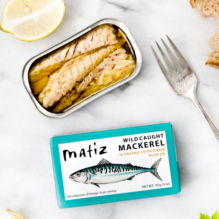 Matiz Wild Caught Mackerel in Organic Extra Virgin Olive Oil - EURO USA