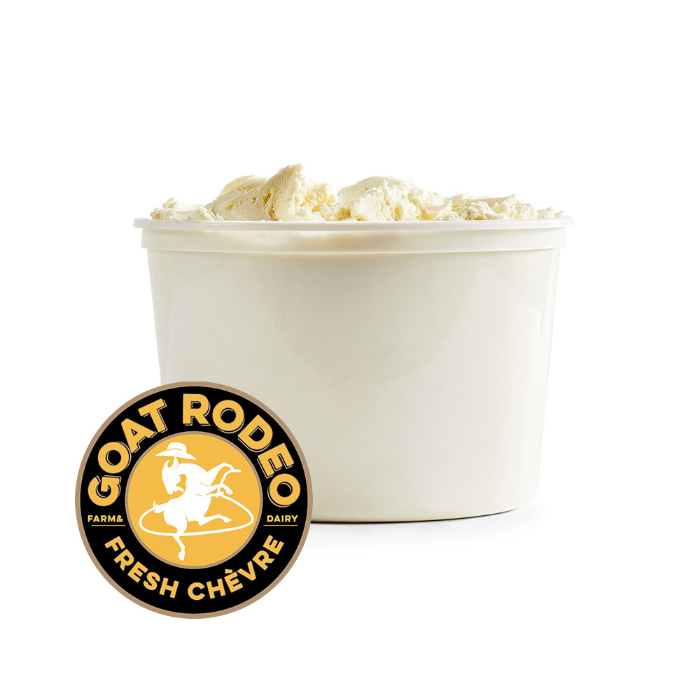goat rodeo fresh chevre in cup