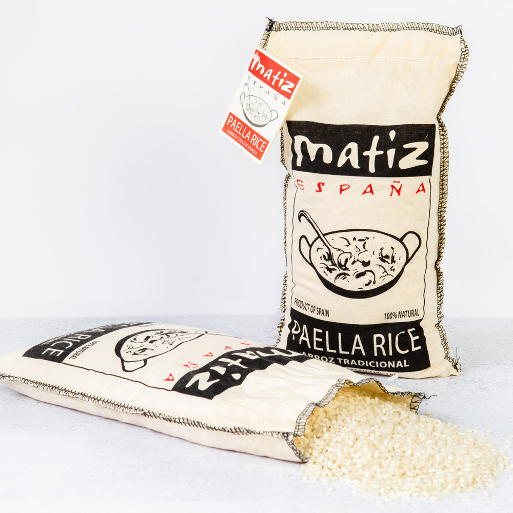 Two bags of paella rice