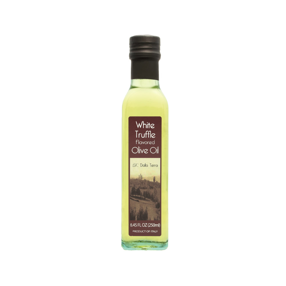 bottle of dalla terra white truffle oil