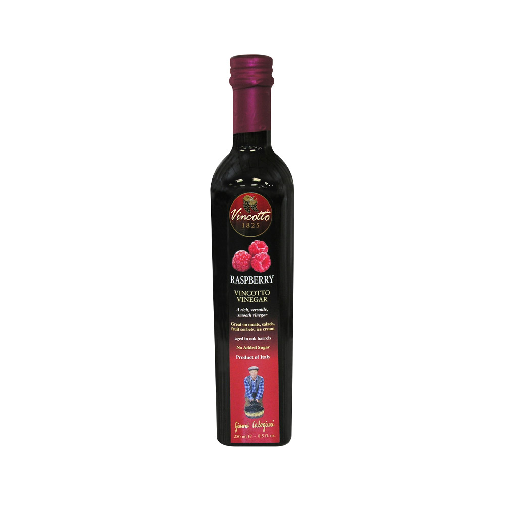 bottle of calogiuri raspberry vincotto vinegar