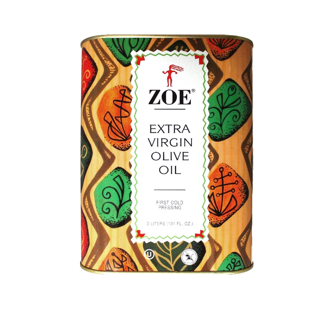 can of zoe extra virgin olive oil 3l