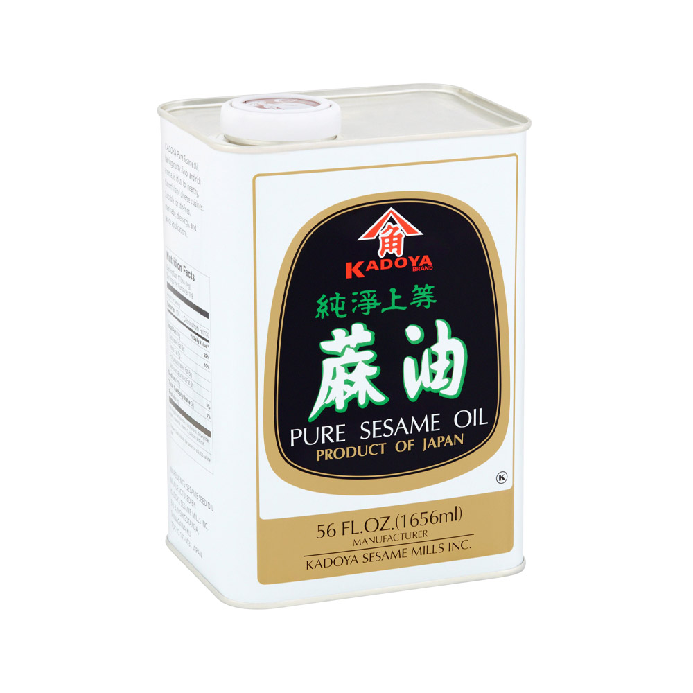can of kadoya pure sesame oil