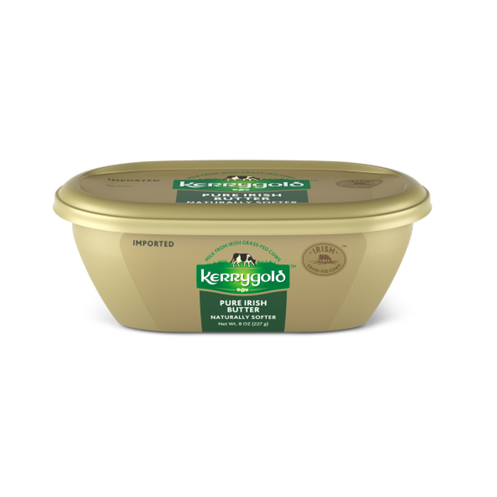 tub of kerrygold naturally softer pure irish butter