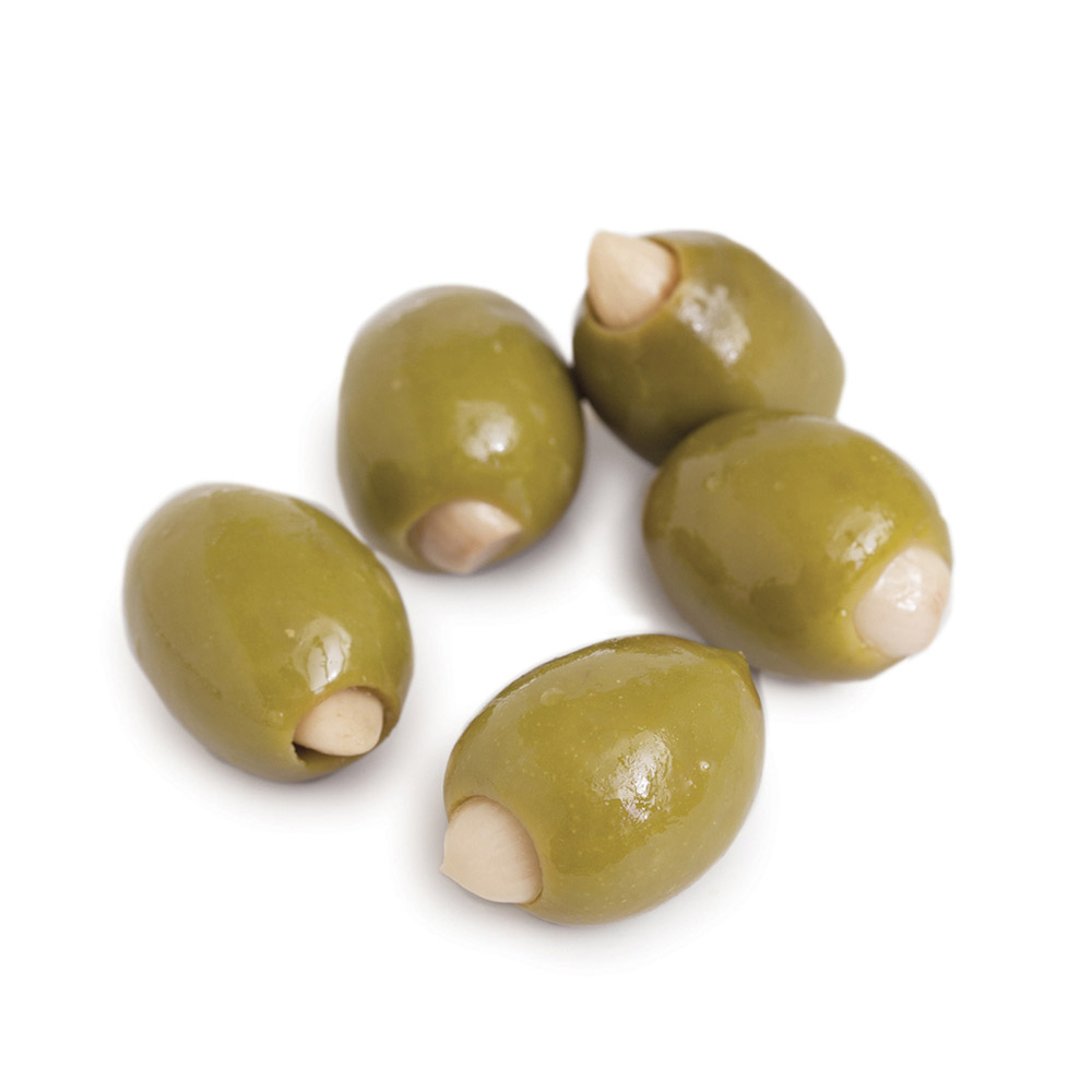 divina green olives stuffed with garlic