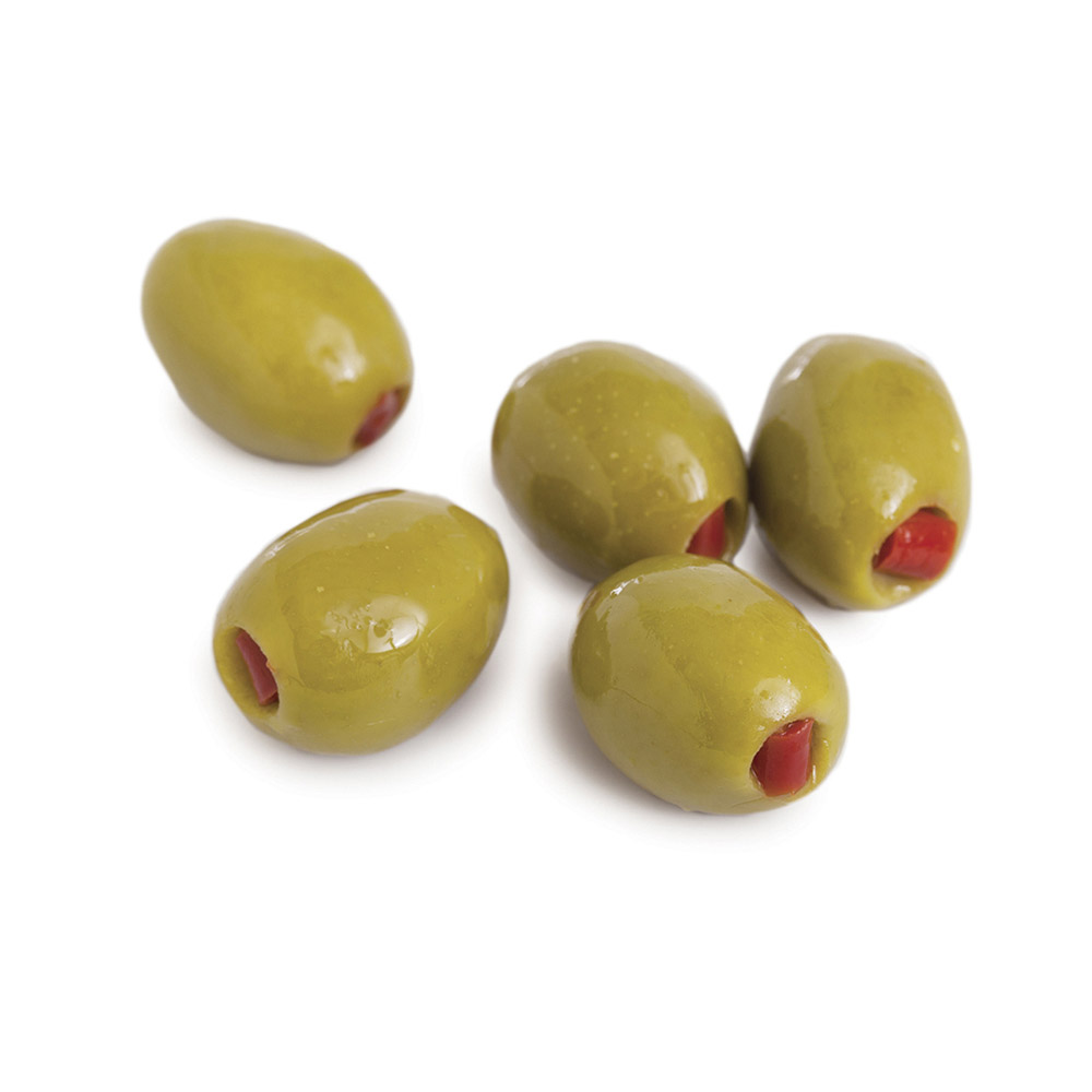 divina green olives stuffed with red peppers