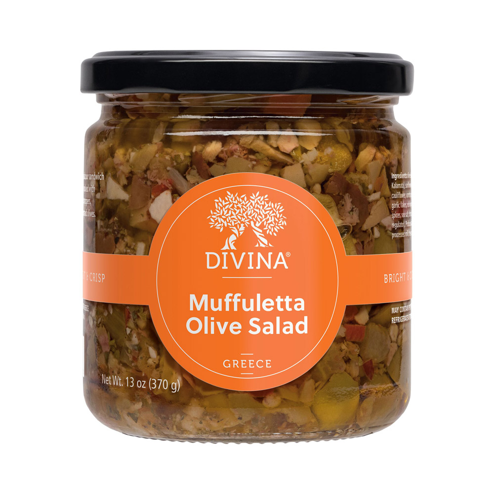 Jar of Olive Salad Divina Muffuletta Salad