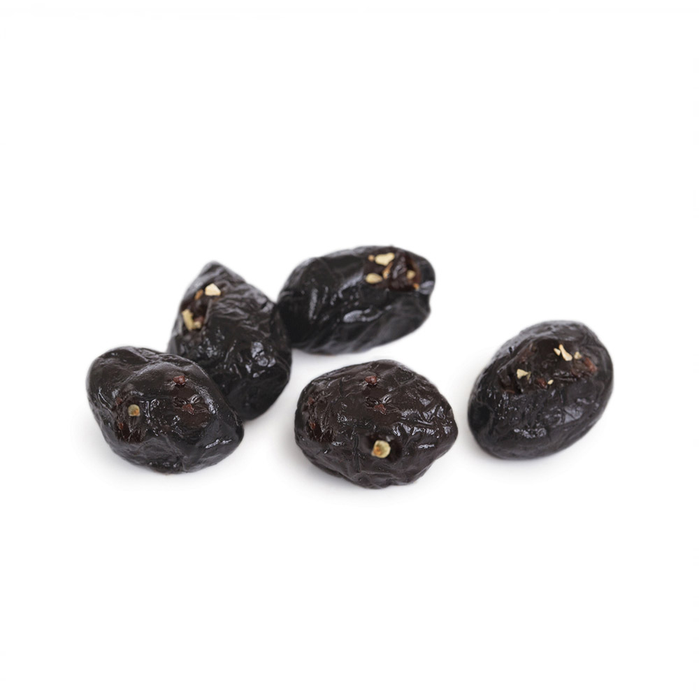 Barnier dry-cured black olives with herbes de provence