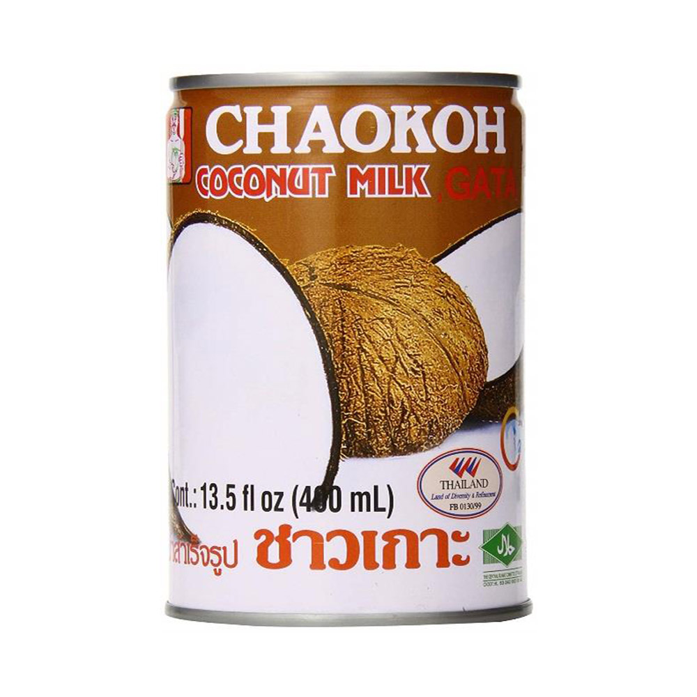Can of Chaokoh coconut milk
