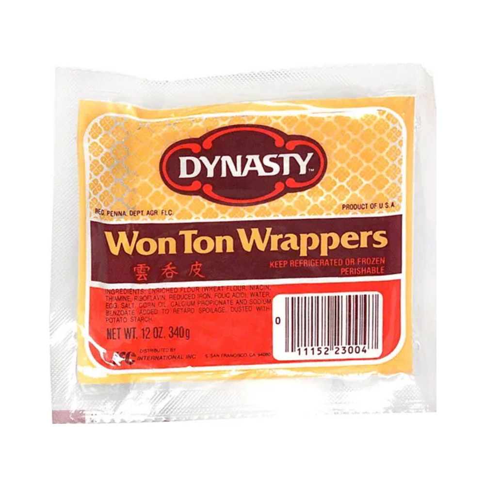 Wonton. Wrapper.