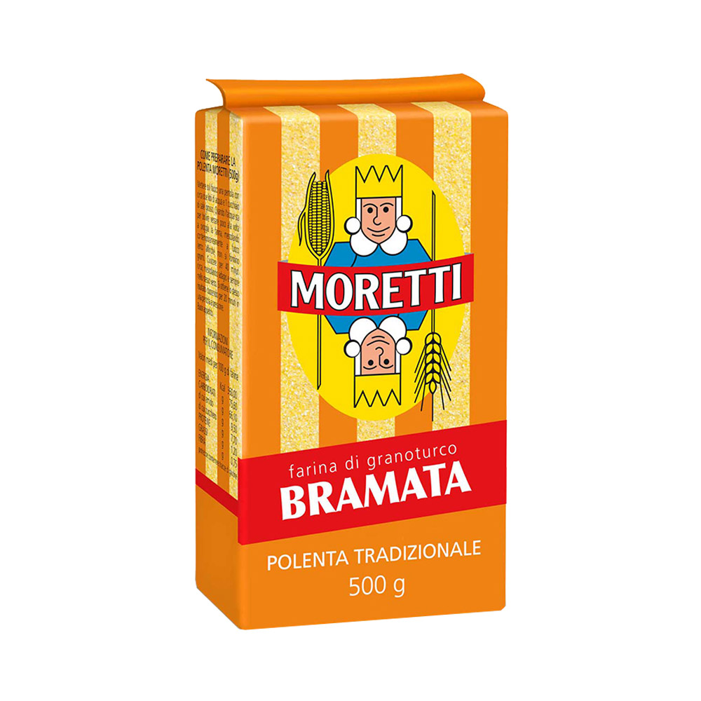 Bag of Moretti bramata coarse yellow polenta