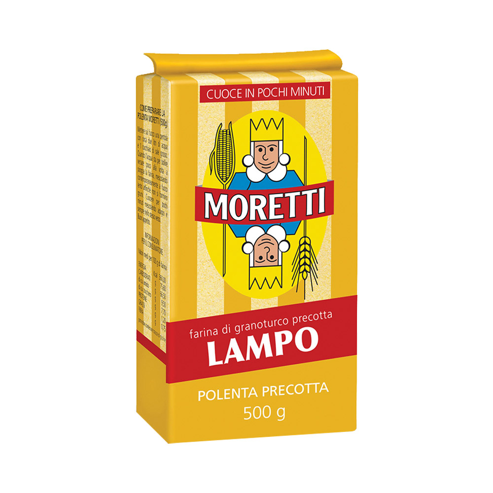 Bag of Moretti lampo quick-cooking polenta