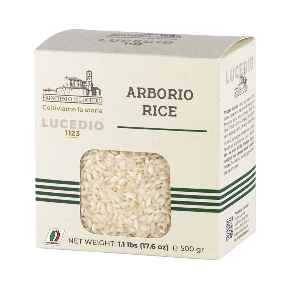 Box of Principato di Lucedio arborio rice