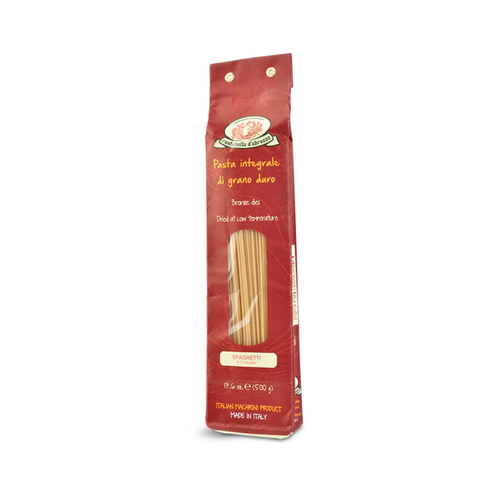 Bag of rustichella d'abruzzo whole wheat spaghetti