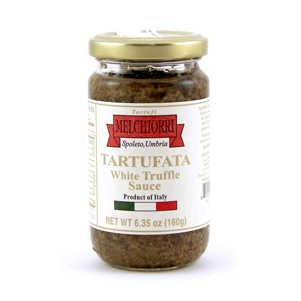 A jar of Melchiorri White Truffle Sauce