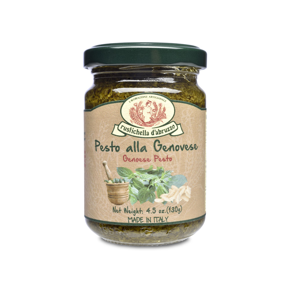 Jar of Rustichella d'abruzzo pesto sauce