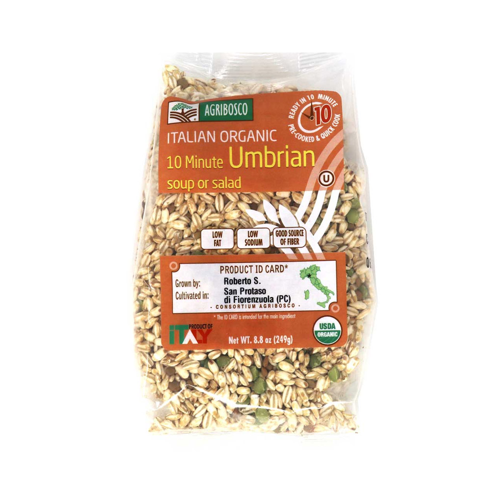 A bag of Agribosco Organic 10 Minute Umbrian