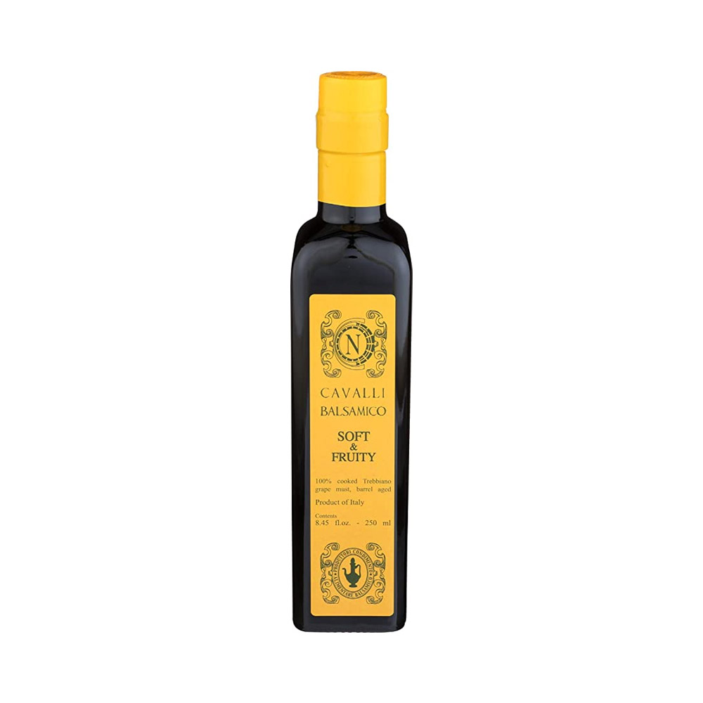 A bottle of Cavalli Soft & Fruity Balsamico