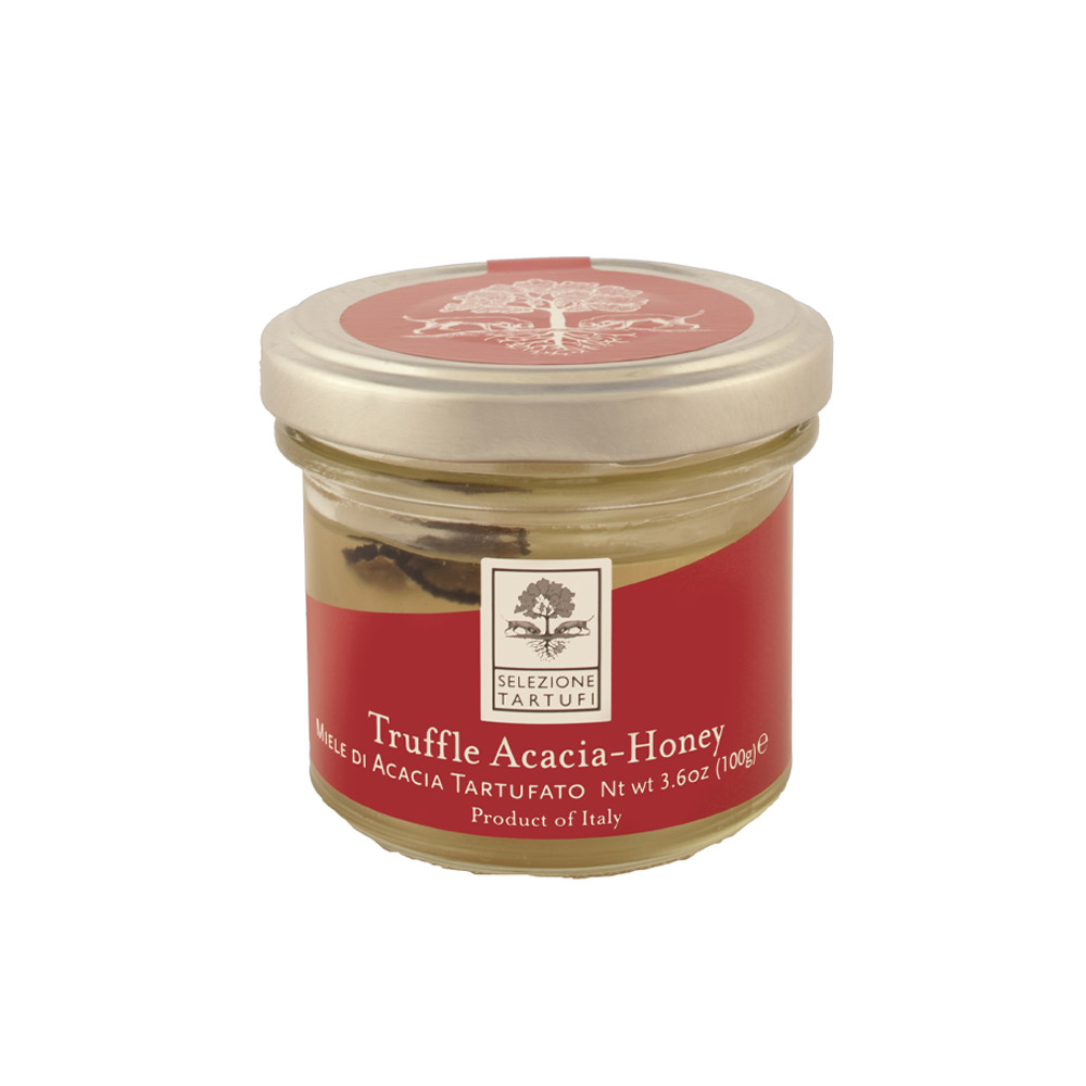 Jar of Selezione tartufi truffle acacia honey
