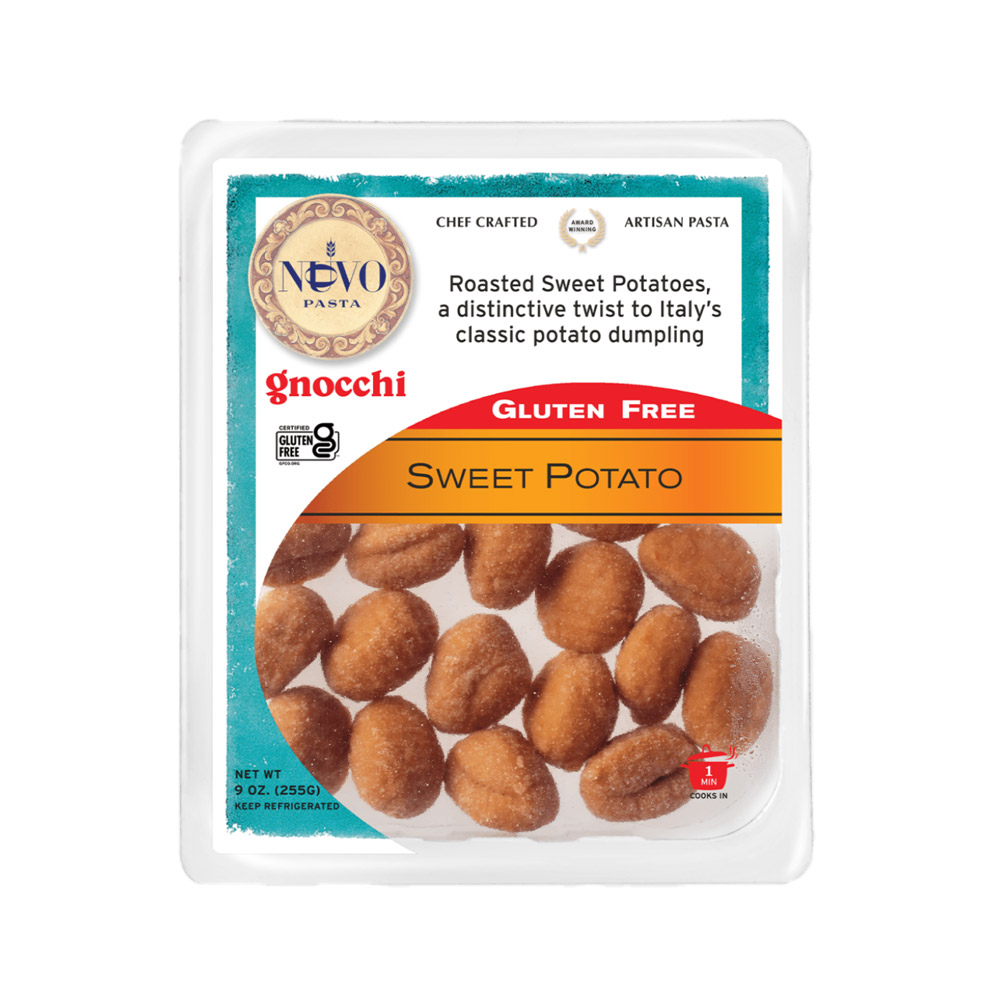 Nuovo pasta gluten free sweet potato gnocchi in package