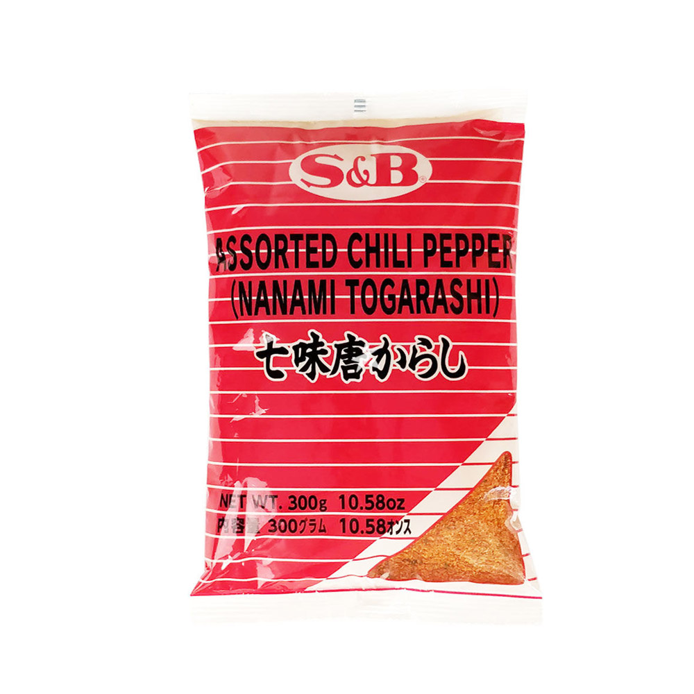 S and b assorted chili pepper nanami togarashi in package