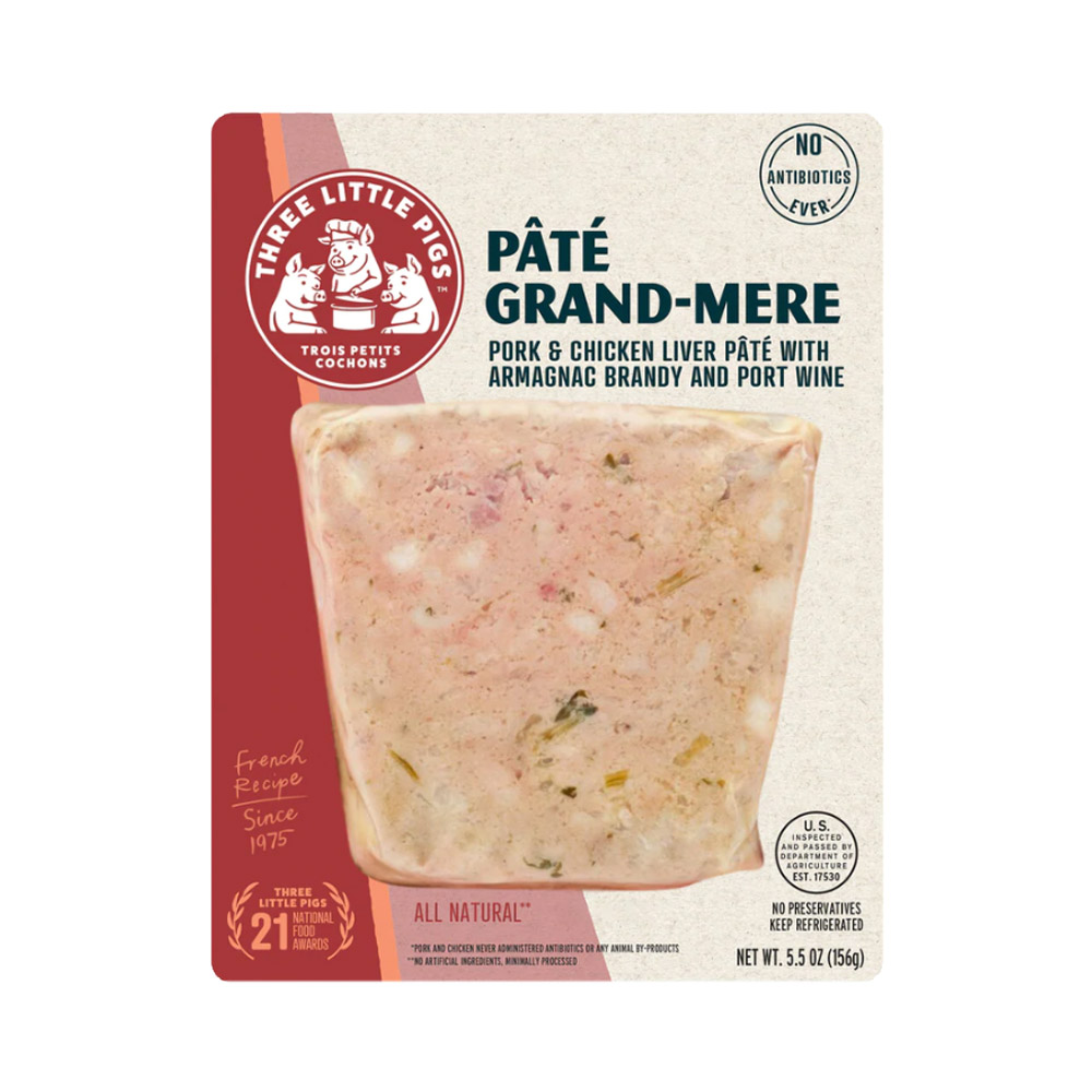 Les trois petits cochons pate grand mere slices in package