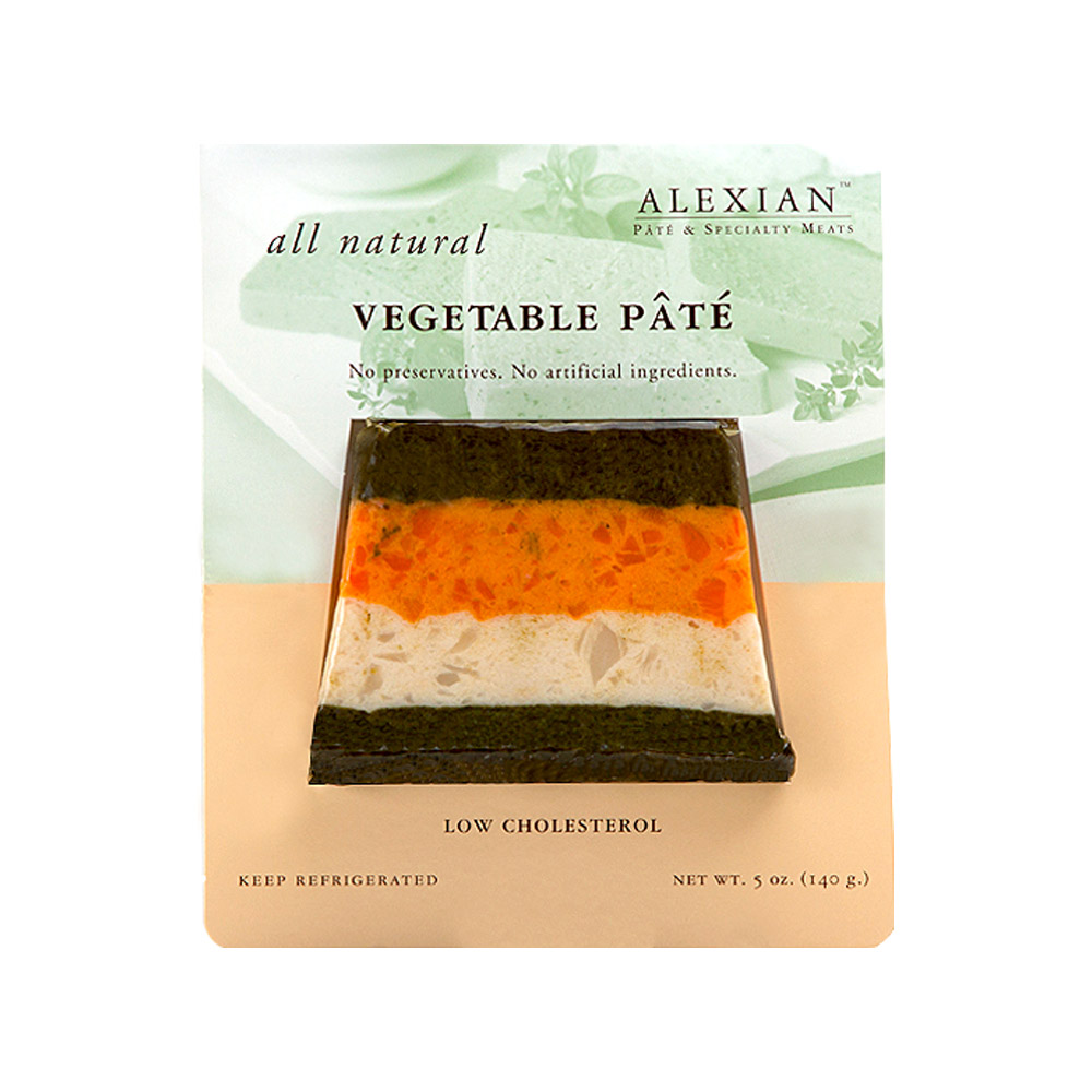 Alexian mixed vegetable pate in package