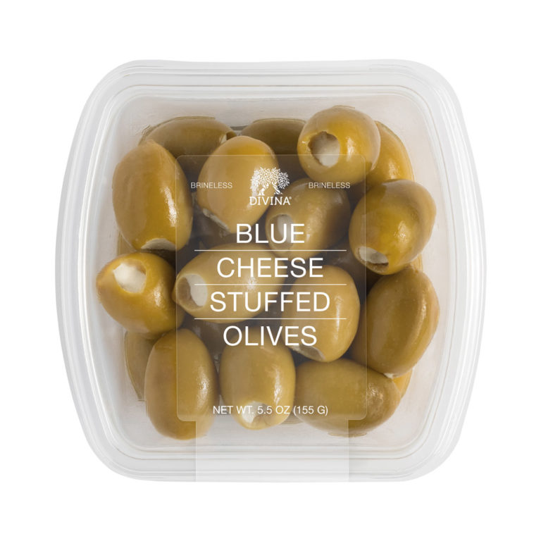 Divina Deli CupsBlue Cheese Stuffed Olives EURO USA