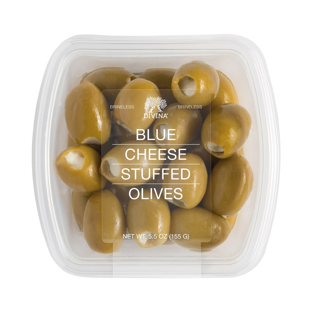 deli cup of divina blue cheese stuffed olives