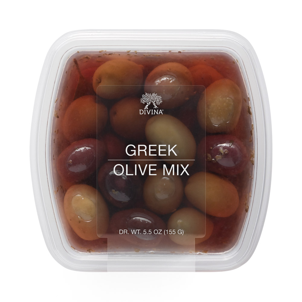 deli cup of divina greek olive mix