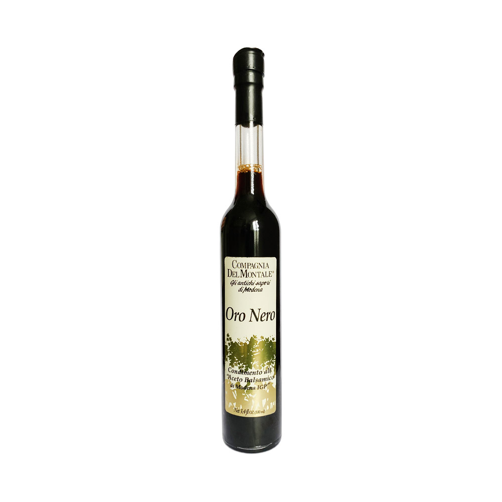A bottle of Compagnia del Montale Balsamic Condiment Oro Nero