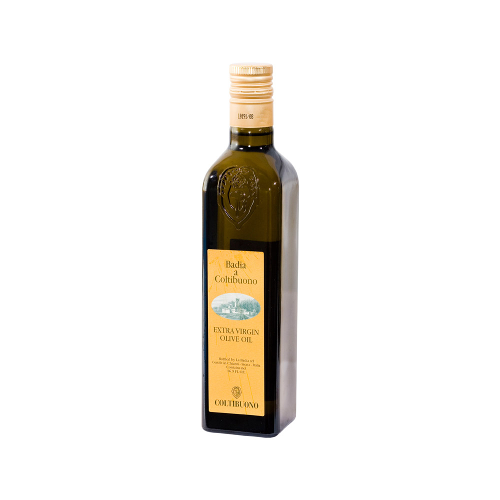 bottle of badia a coltibuono extra virgin olive oil