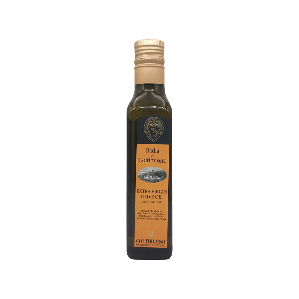 bottle of badia a coltibuono extra virgin olive oil