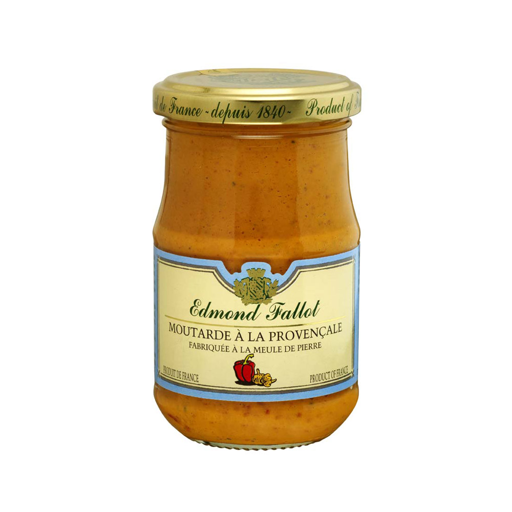 jar of edmond fallot provencial dijon mustard