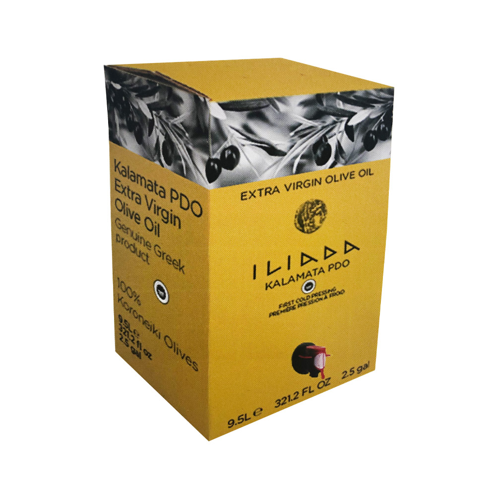 box of iliada pdo extra virgin olive oil