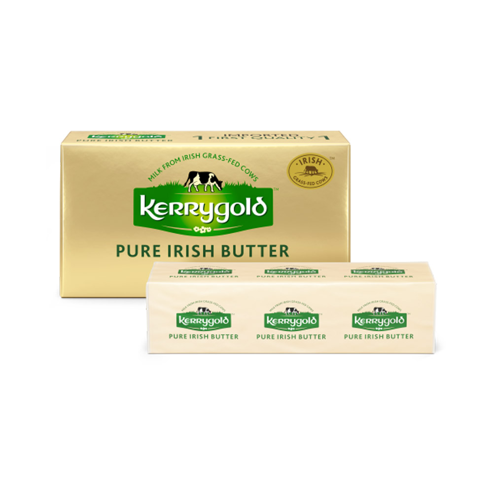 box of kerrygold salted irish butter sticks