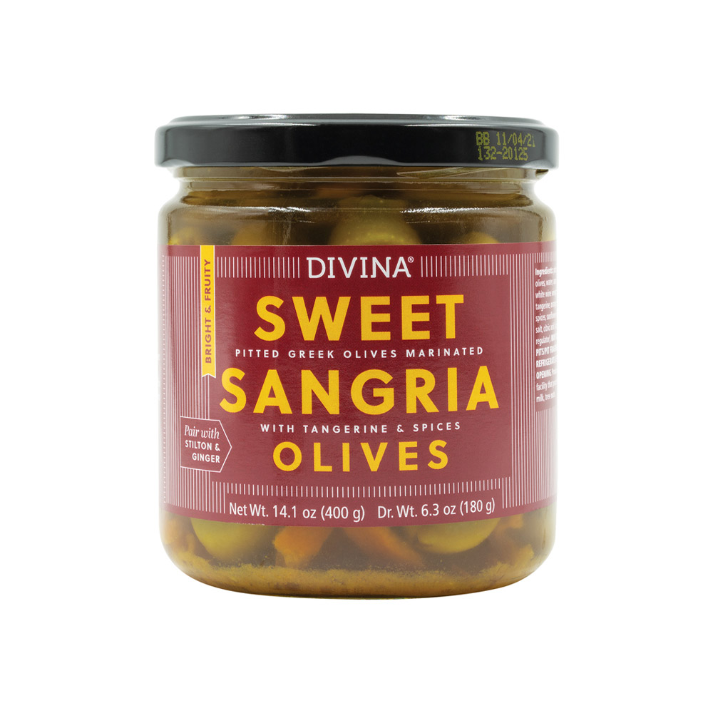 jar of divina sweet sangria olives