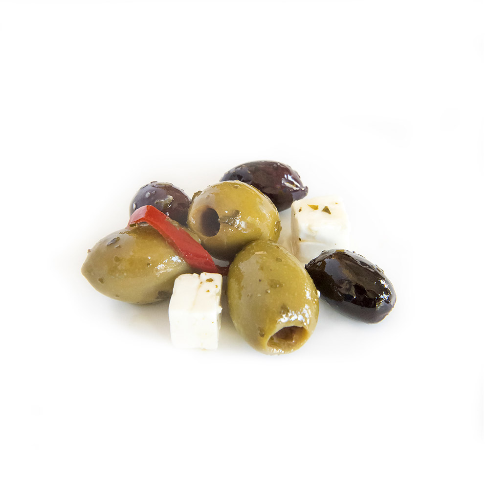 divina marinated feta & greek olive mix